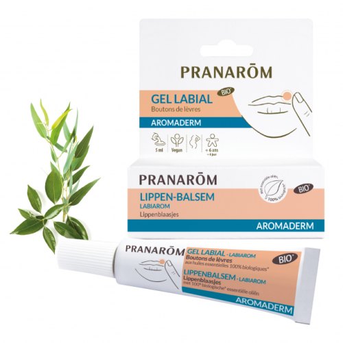 Pranarom Aromaderm Lippen-Balsem Lippenblaasjes Biologisch
