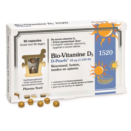 Pharma Nord Bio-Vitamine D3 D-Pearls 38 mcg