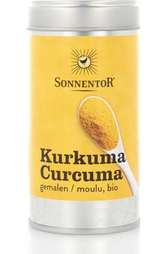40 gram Sonnentor Kurkuma Gemalen Biologisch in Metalen Strooibusje