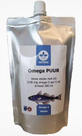 300 Ml Nutrins Omega Puur met D3 Drinkolie