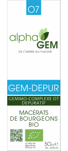 50 ml AlphaGem Gem-Depur Gemmo-Complex 07 Biologisch