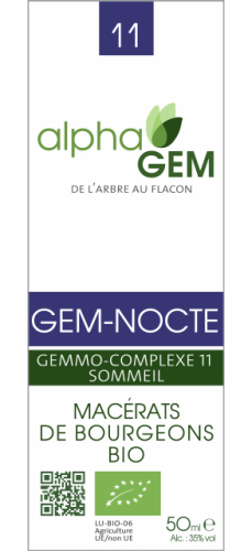 50 ml AlphaGem Gem-Nocte Gemmo-Complex 11 Biologisch