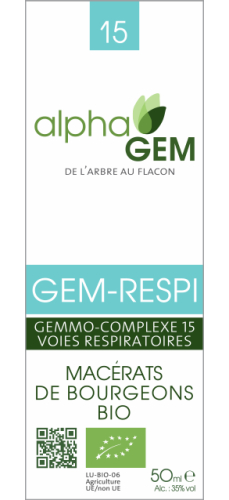 50 ml AlphaGem Gem-Respi Gemmo-Complex 15 Biologisch