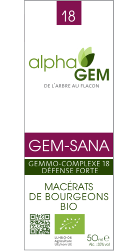 50 ml AlphaGem Gem-Sana Gemmo-Complex 18 Biologisch