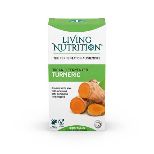 60 Kapseln Living Nutrition Fermented Turmeric Biologisch