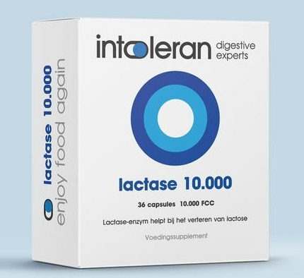 36 capsules Intoleran Lactase 10.000