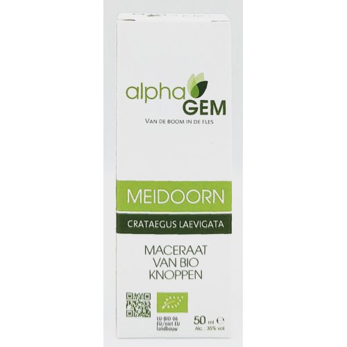 AlphaGem Meidoorn Crataegus Laevigata - Biologisch