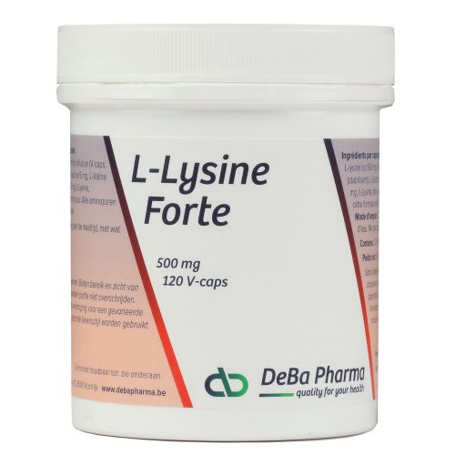 120 Kapseln DeBa Pharma L-Lysine Forte 500 mg