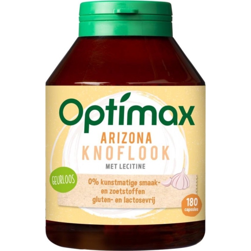 Optimax Arizona Knoflook met Lecithine 180 Kapseln