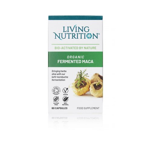 60 Kapseln Living Nutrition Fermented Maca Biologisch