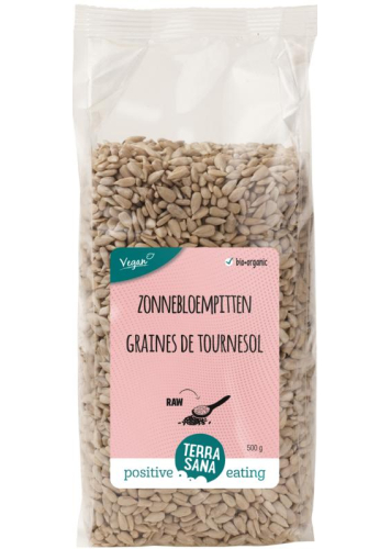 Terrasana Zonnebloempitten Ongeroosterd Biologisch