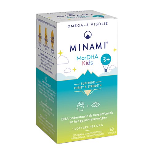 60 softgels Minami Nutrition MorDHA Kids Mini 