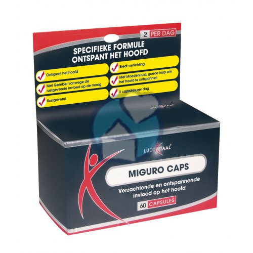 Lucovitaal Miguro Caps 60 capsules