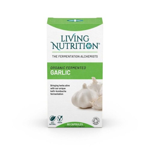 60 Kapseln Living Nutrition Fermented Garlic Biologisch