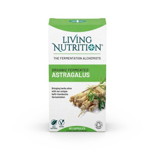 60 Kapseln Living Nutrition Fermented Astragalus Biologisch