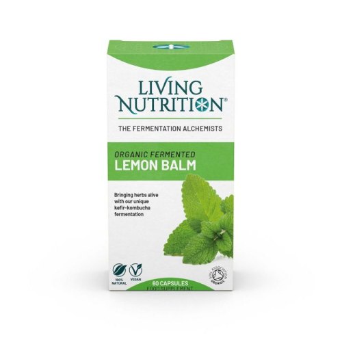 60 capsules Living Nutrition Fermented Lemon Balm Biologisch
