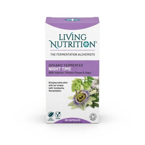 60 Kapseln Living Nutrition Fermented Night Time Biologisch