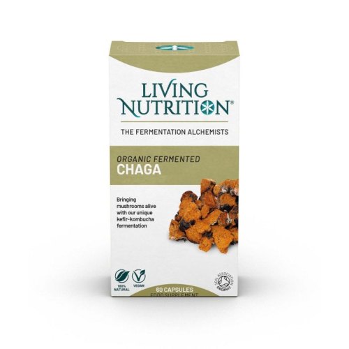 60 capsules Living Nutrition Fermented Chaga Biologisch