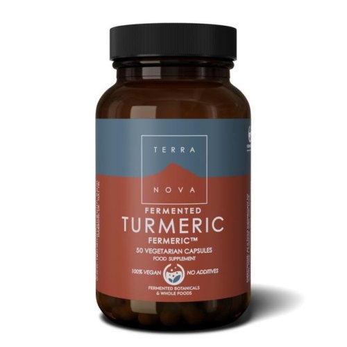 50 capsules Terranova Fermented Turmeric 350 mg