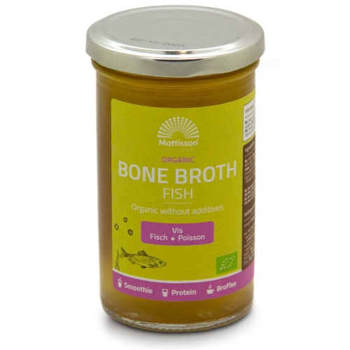 Mattisson Bone Broth Fish Bottenbouillon Vis Biologisch 240 Ml