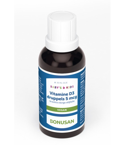 Bonusan Vitamine D3 Druppels 5 mcg Baby's & Kids 30 ml
