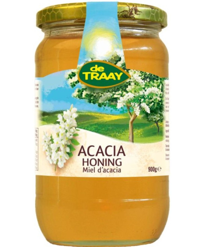 De Traay Acacia Honing 900 Gramm