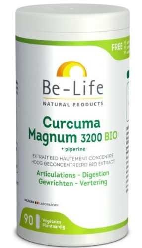 Be-Life Curcuma Magnum 3200 + Piperine Biologisch