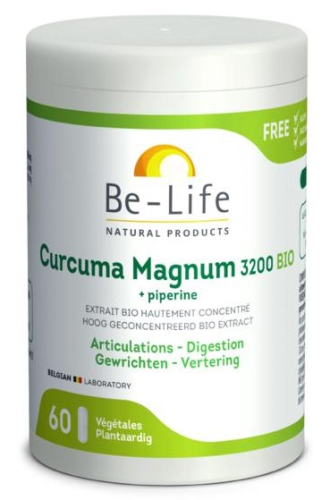 Be-Life Curcuma Magnum 3200 + Piperine Biologisch