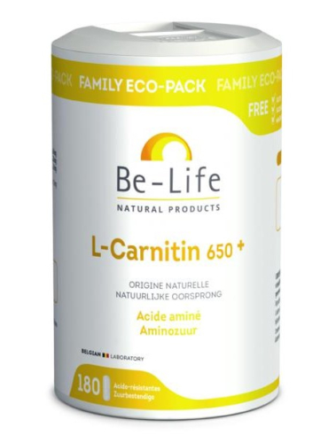 180 capsules Be-Life L-Carnitin 650+