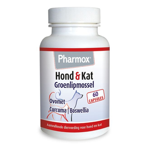Pharmox Hond & Kat Groenlipmossel Ovomet Curcuma Boswellia