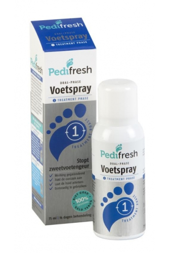 Pedifresh Voetspray 1 Stopt Zweetvoetengeur
