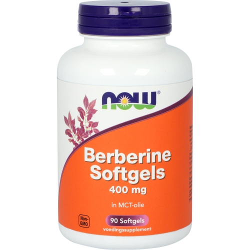 90 Softgels NOW Berberine Softgels 400 mg