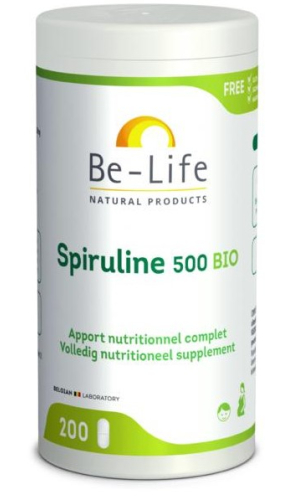Be-Life Spiruline 500 Biologisch
