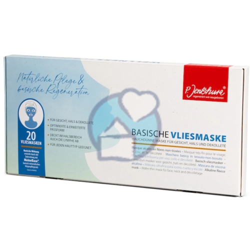 Jentschura Basisch Vliesmasker 20 Stücke