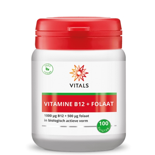  Vitals Vitamine B12 1000 mcg met folaat 500 mcg