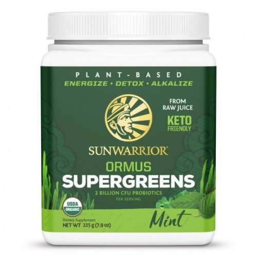 225 gram Sunwarrior Ormus Supergreens Mint