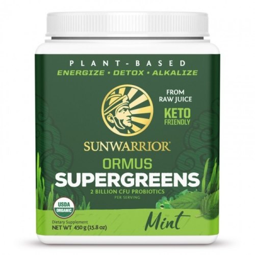 450 gram Sunwarrior Ormus Supergreens Mint
