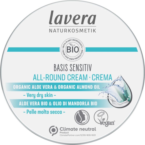 150 ml Lavera Basis Sensitiv All-Round Cream Biologisch