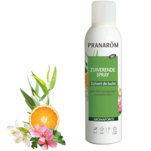Pranarom Aromaforce Zuiverende Spray Zoete Sinaasappel-Ravintsara Bio