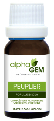 15 ml AlphaGem Zwarte Populier - Popules Nigra Biologisch