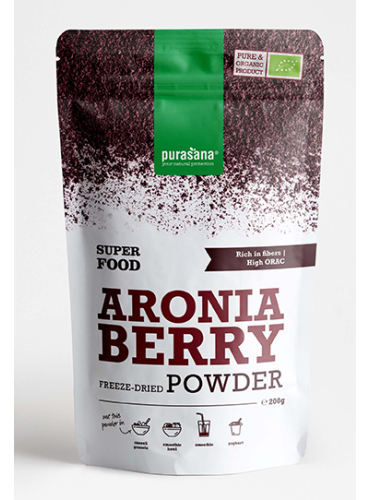 200 Gramm Purasana Aronia Berry Freeze-Dried Powder