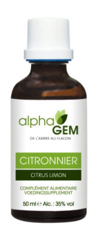50 ml AlphaGem Citroenboom - Citrus Limon Biologisch
