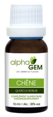 15 ml AlphaGem Zomereik - Quercus Robur Biologisch