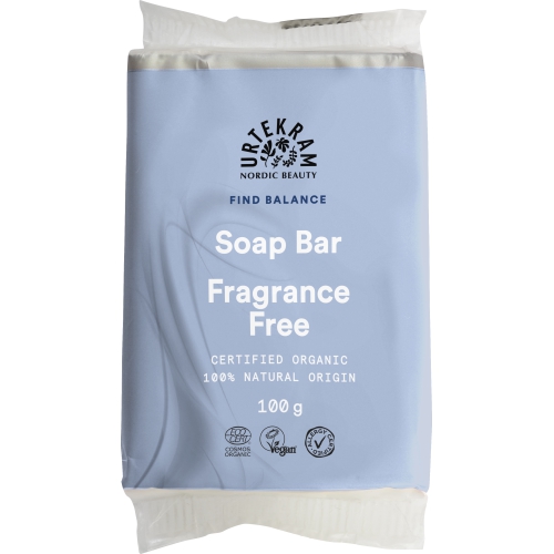 Urtekram Find Balance Sensitive Skin Soap Bar Fragrance Free 100 gram