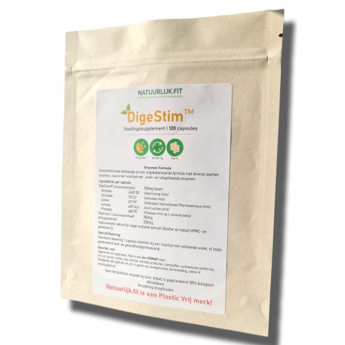 120 capsules Natuurlijk.Fit Digestim Enzymen Formule