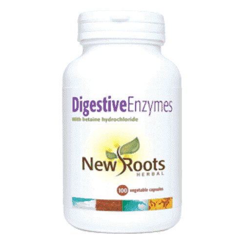 100 capsules New Roots Herbal Digestive Enzymes