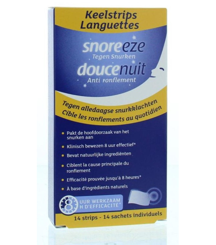 Snoreeze Tegen Snurken Keelstrips 14 Stücke