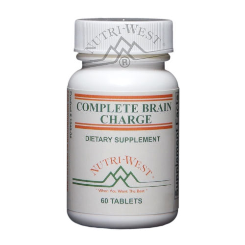 60 tabletten Nutri West Complete Brain Charge