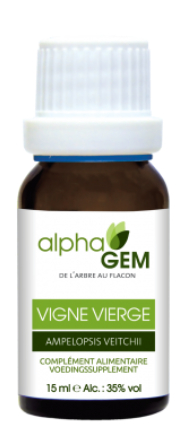 15 ml AlphaGem Driebladige Wingerd - Amelopsis Veitchii Biologisch