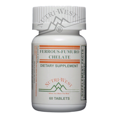 60 tabletten Nutri West Ferrous-Fumero Chelate